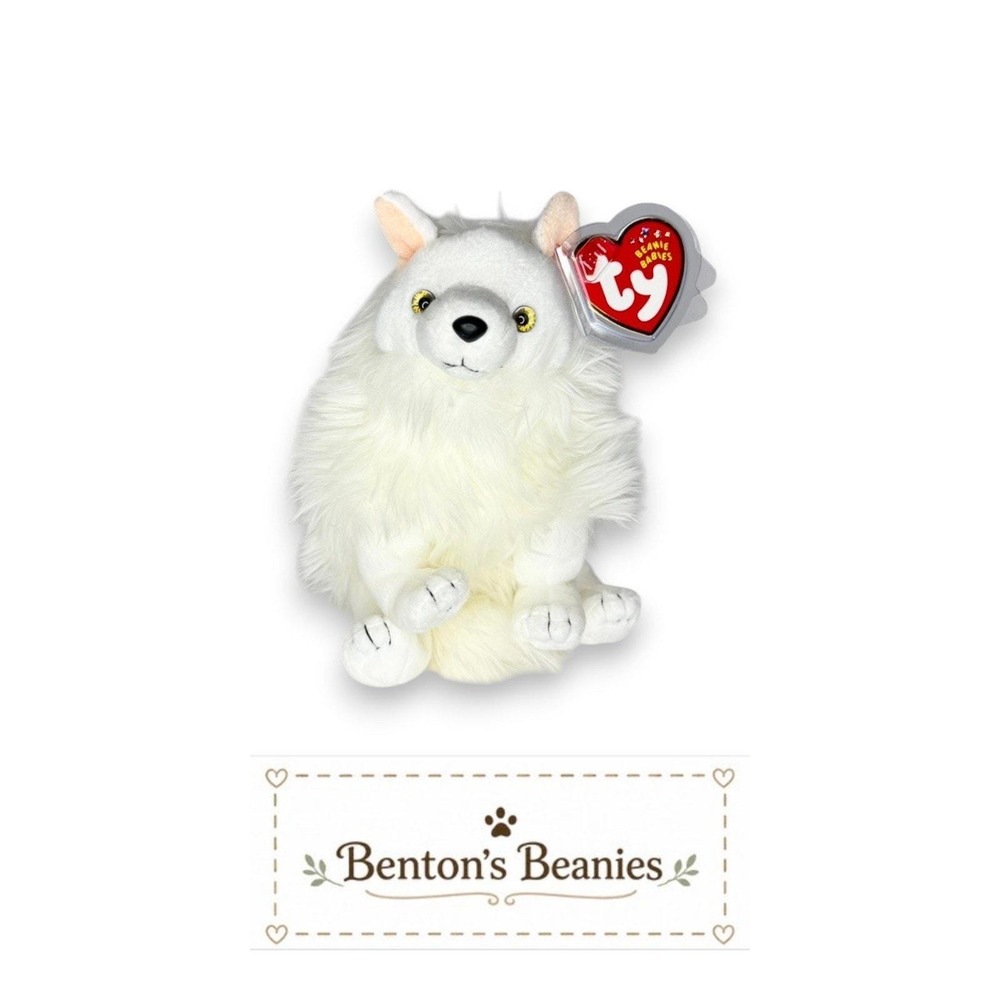 Snocap the Arctic Fox Ty Beanie Baby | Frosty Trailblazer ❄️ | Mint Heart Tag ⭐